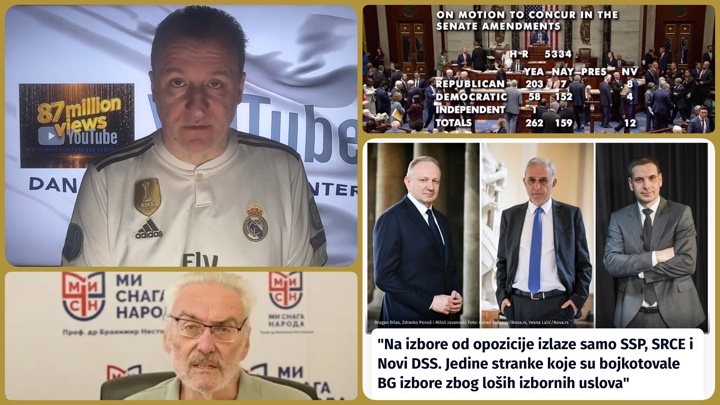 Željko Pantić: Slom Vučićeve opozicije i novi udar na nategnuti budžet Srbije iz američkog Kongresa…