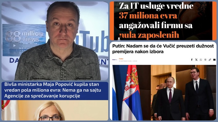 Željko Pantić: Pljačkaši državne kase iz ulice Ljutice Bogdana i Putinova podrška kao poljubac smrti
